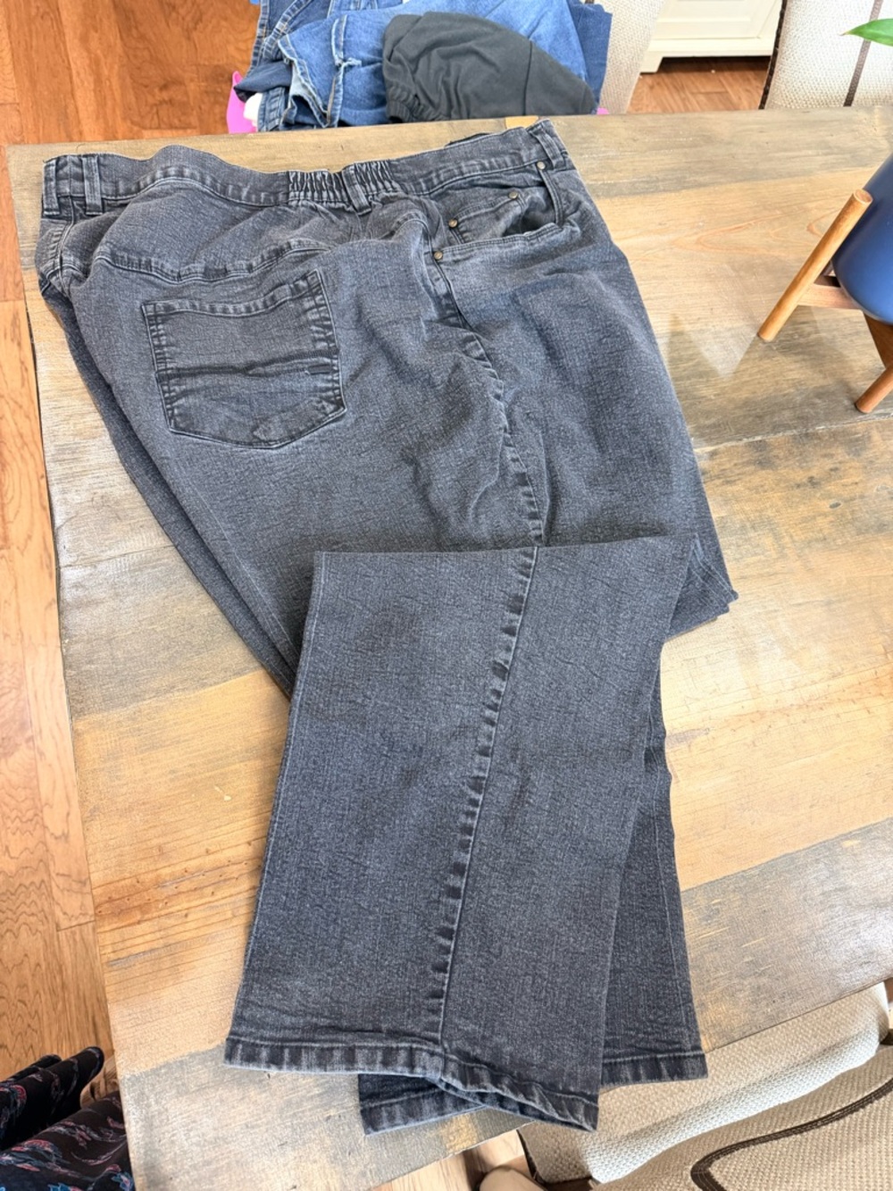 Catherines Dark Gray Curvy Right Fit Jeans